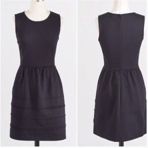 J Crew Ponte Sleeveless Dress (Navy blue/Black)